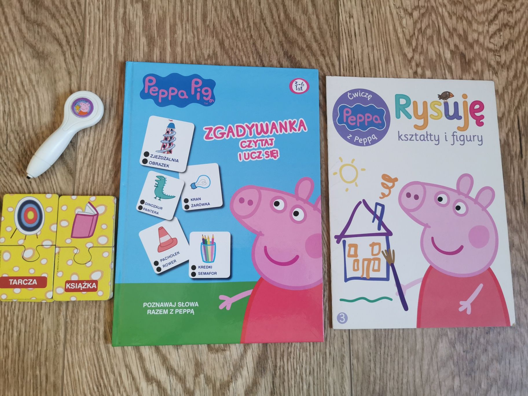 Świnka Peppa, kamper, kuchnia, klasa i książeczki edu. Wysyłka OLX