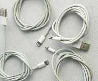 używany Kabel USB Apple Lightning Apple 0,8 m Oryginałny 4 szt