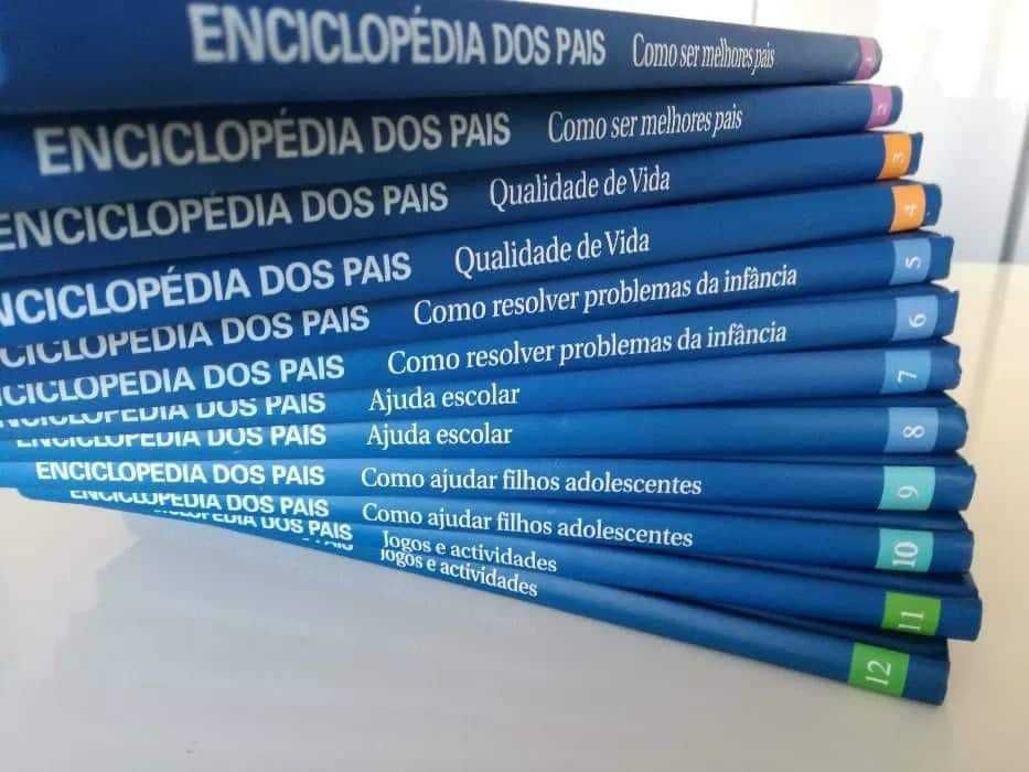 Enciclopédia dos pais - 12 volumes capa dura ótimo estado