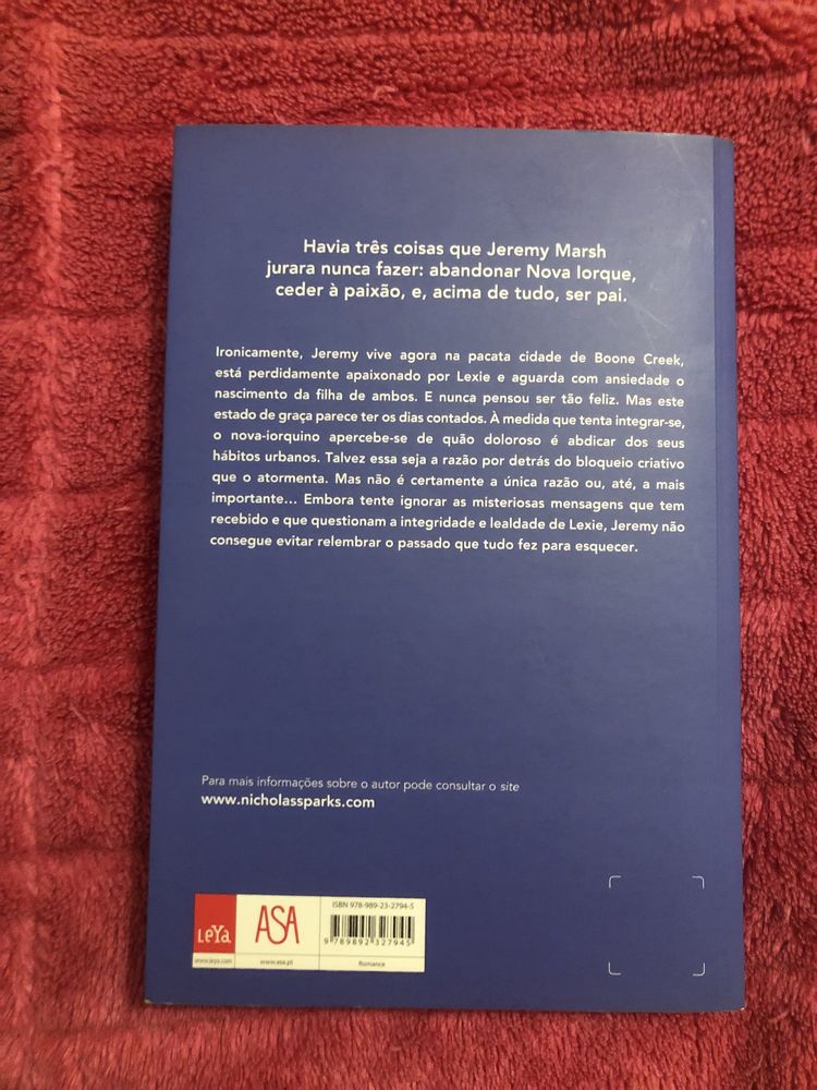 “À primeira vista” Nicholas Sparks