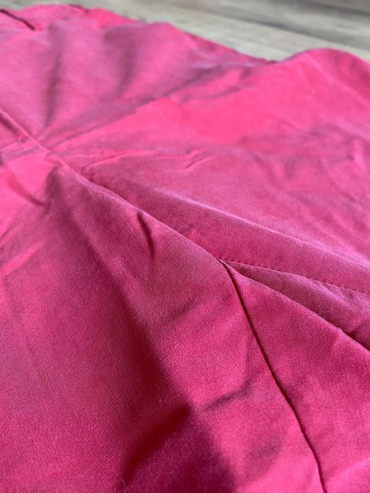 Czerwone malinowe spodnie kobiece