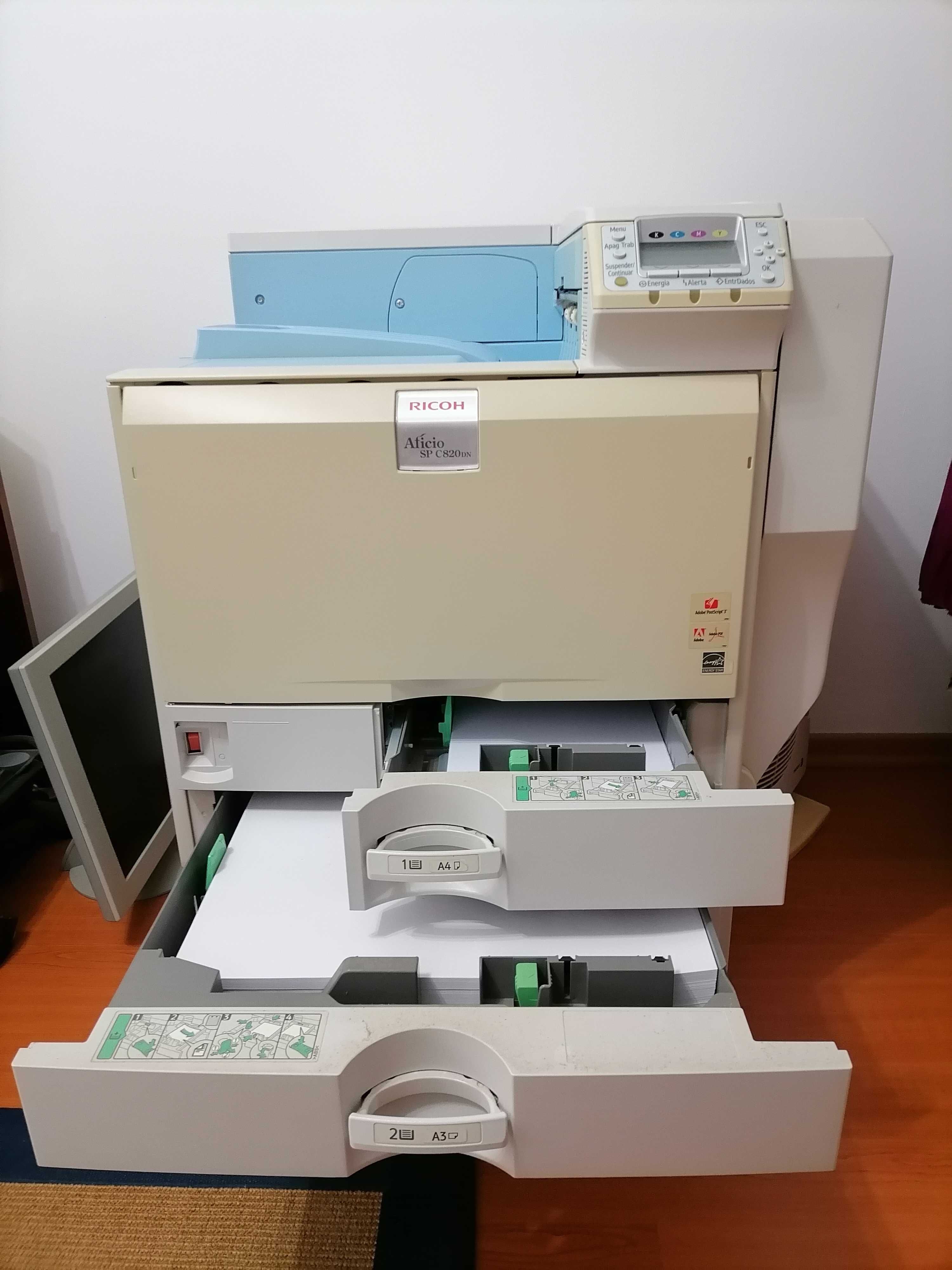 Impressora Ricoh Aficio SPC 820 DN