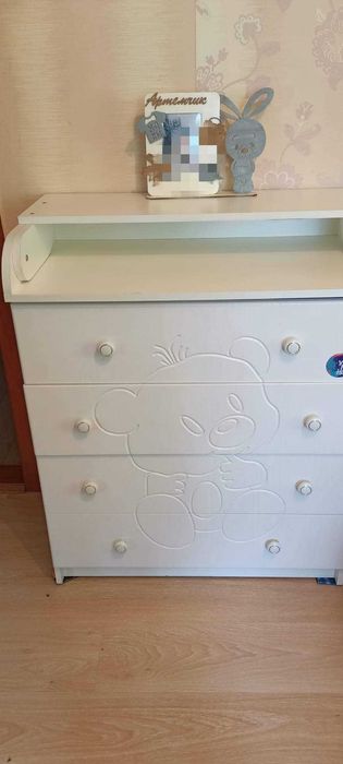 Дитячий пеленальний комод Ведмедик Балу!