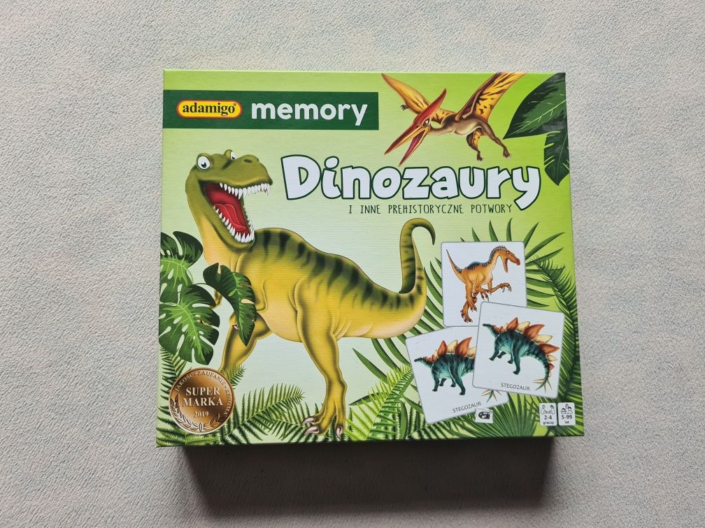 Gra memory dinozaury