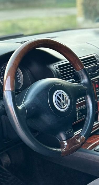 Kierownica drewniana skóra vw passat bora golf