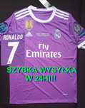 Koszulka Real Madryt 2016/17, Ronaldo 7,  S, M, L, XL