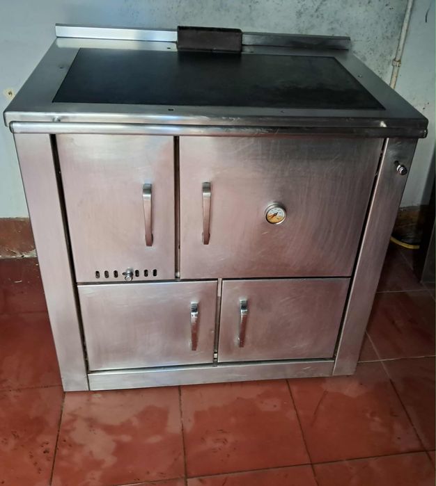 Fogao a lenha aco inox