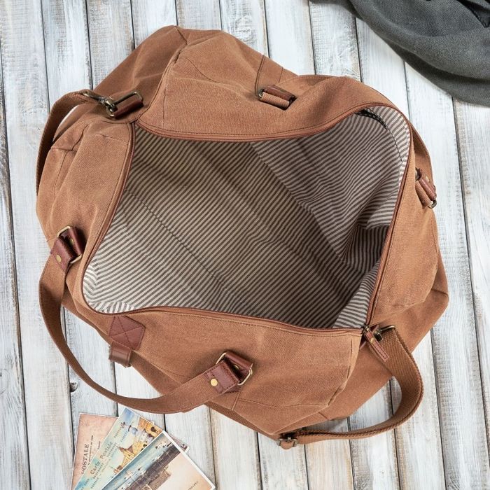 Torba męska podróżna brązowa duża A4 Paolo Peruzzi E-02-BR