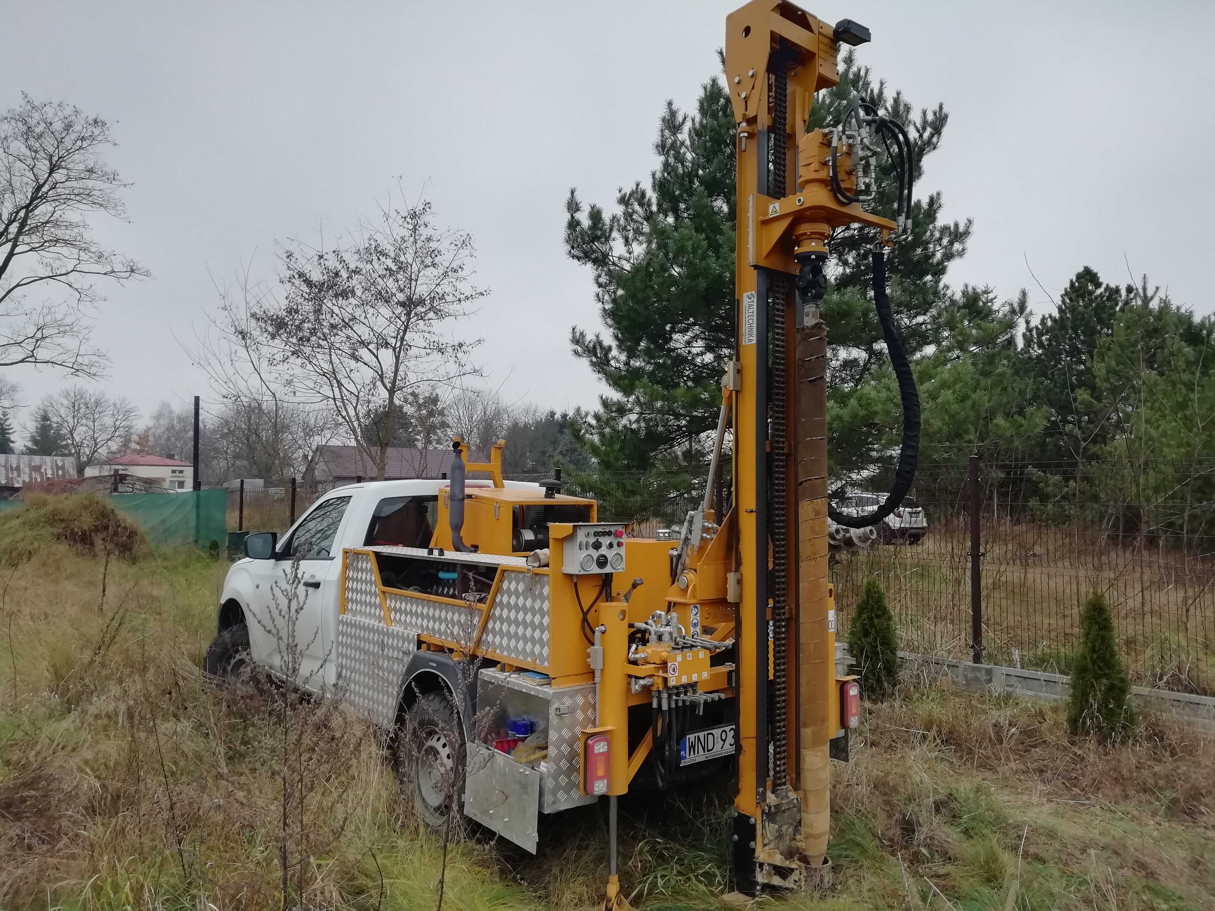 Badanie gruntu pod budowę domu oczyszczalnię geologiczne geotechniczne