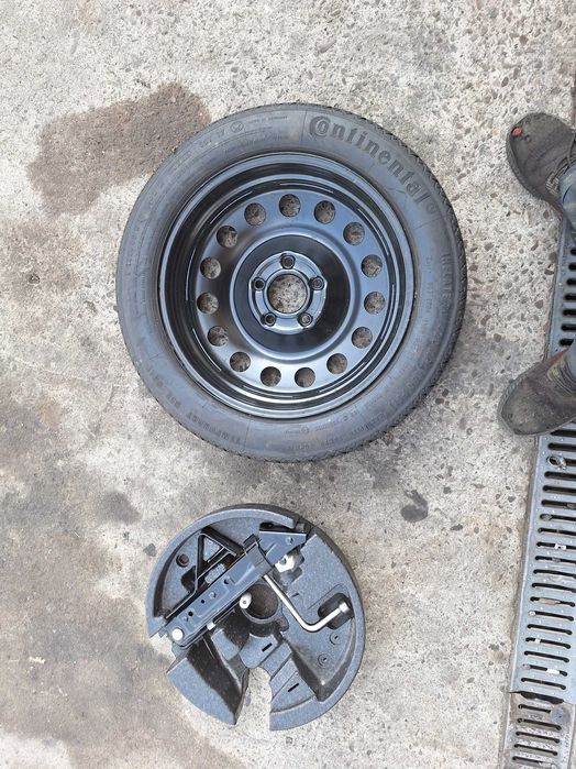 Bmw E60 E61 E83 koło Dojazdowe 17"  135/80 LEWAREK KLUCZ ZESTAW