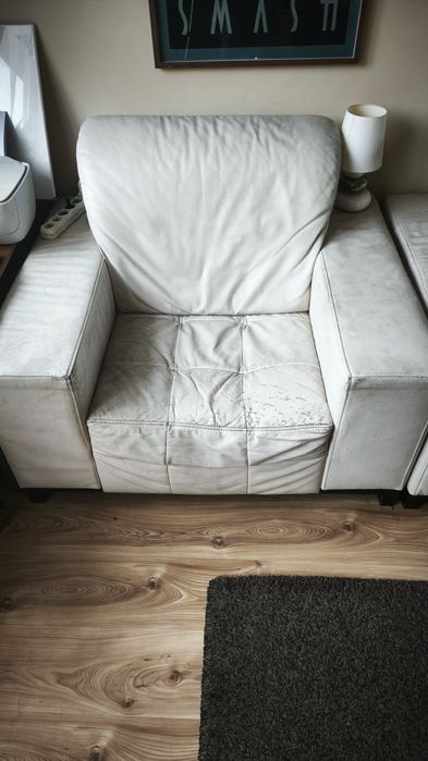 Fotel skórzany 115x100x80cm