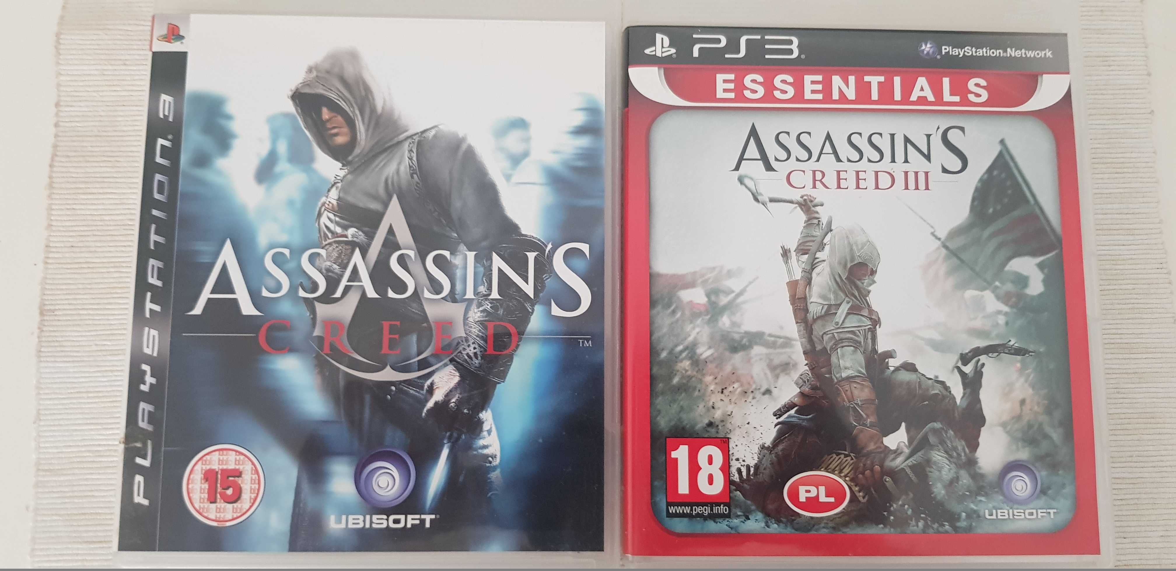 2 Gry PS3 - Assassins Creed I ANG i Assassins Creed III PL