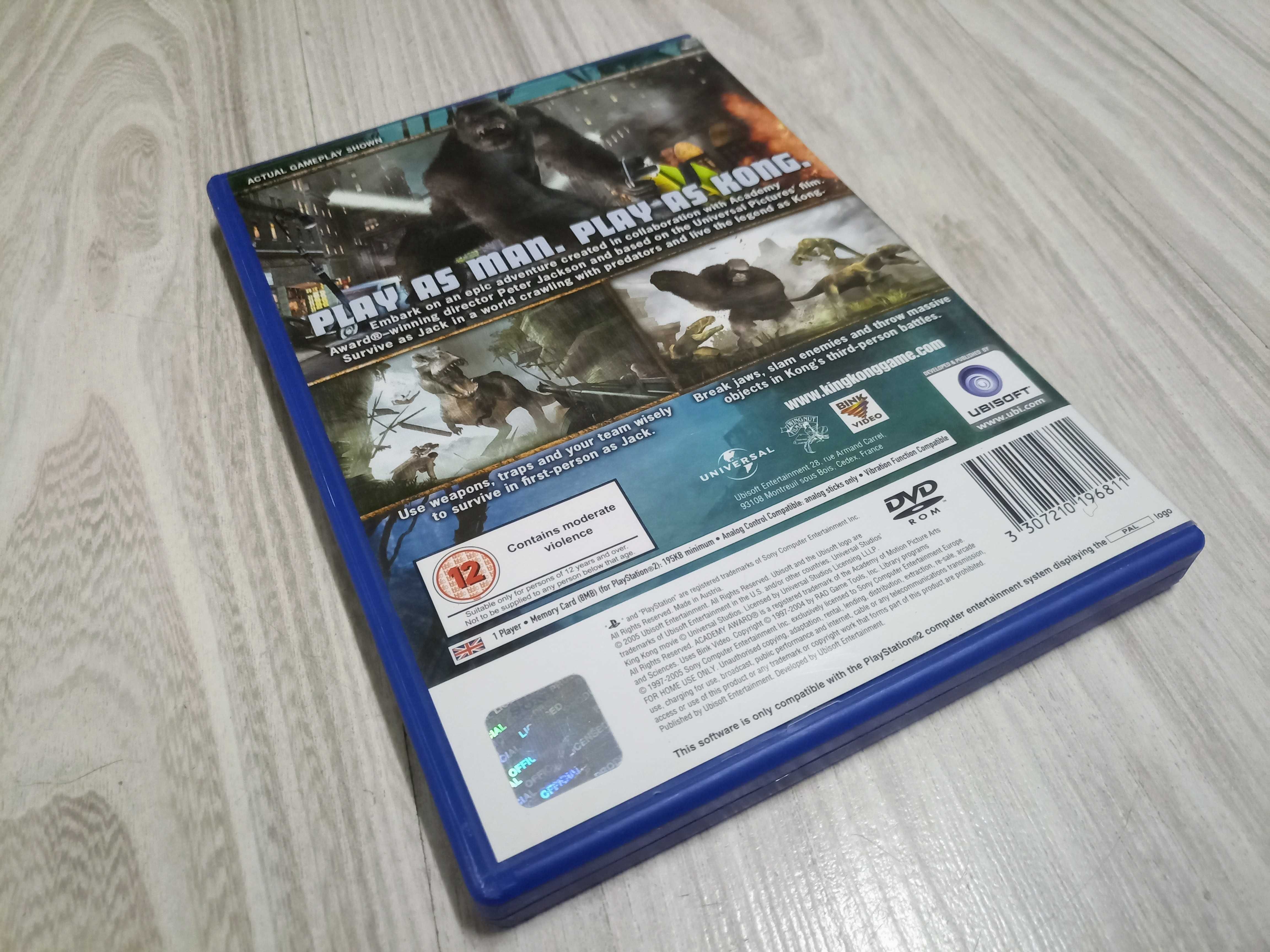Retro Gra Sony Playstation 2 PS2 King Kong Peter Jackson UBISOFT PAL