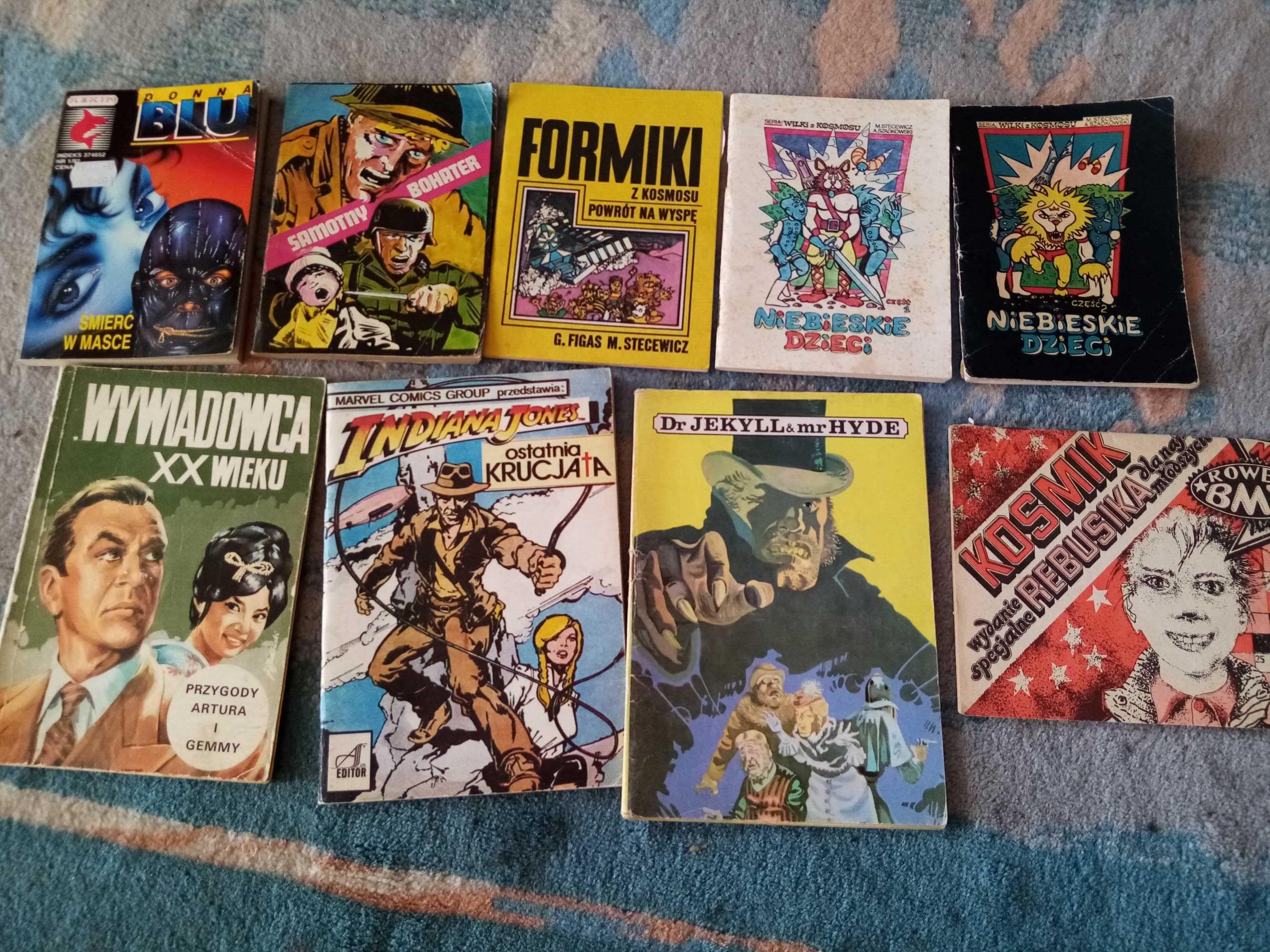 9 rzadkich komiksów lata 1990 niebieskie dzieci jekyll formiki itp