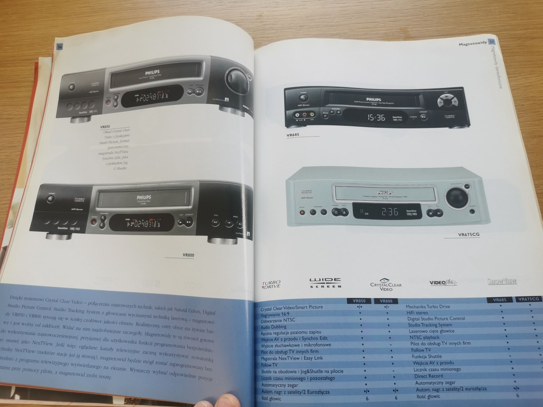 Katalog RTV Philips 98/99r wieża discman walkman tv 150str bdb stan