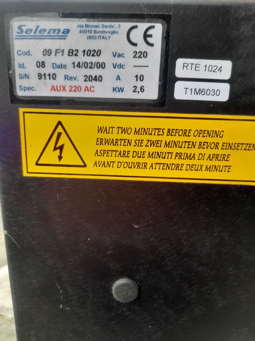Serwonapęd Selema 09 F1 B2 1020/V 2,6KW
