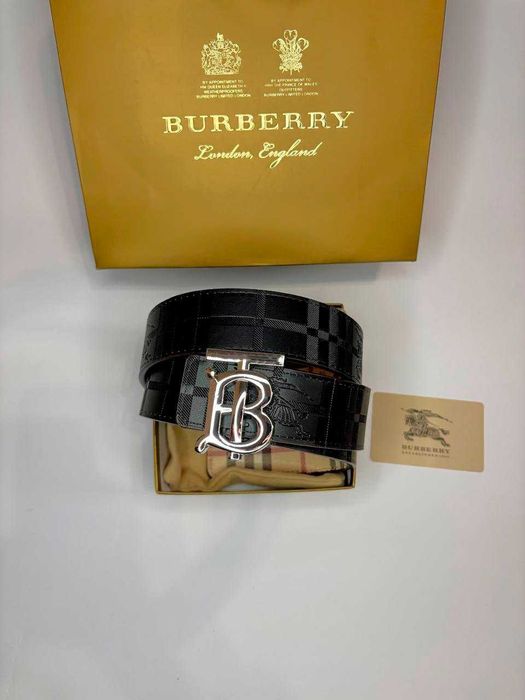 Ремінь Burberry beltt | Ремень Барбери | Двосторонній