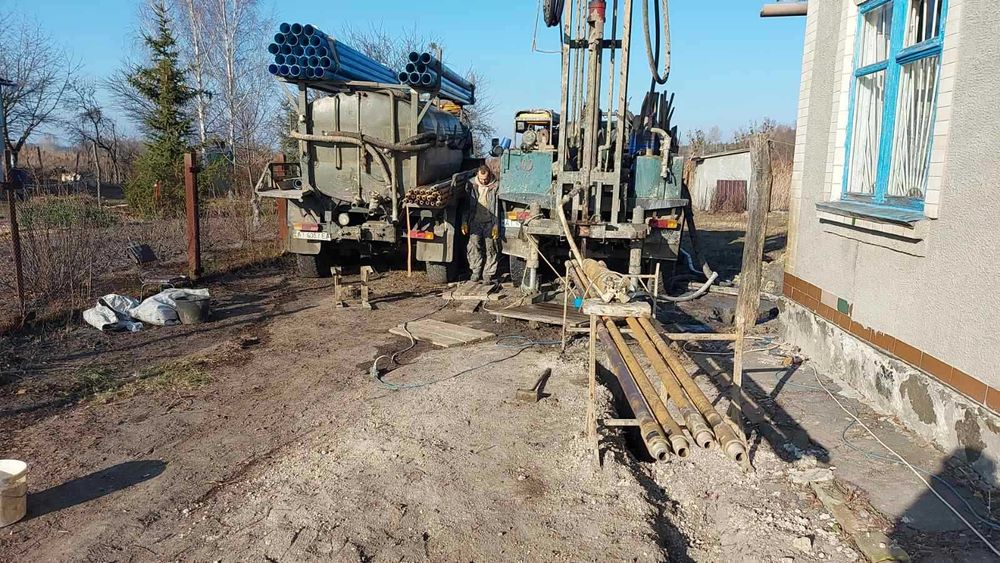 Бурение скважин, Буріння свердловин, монтаж, вода Капитановка