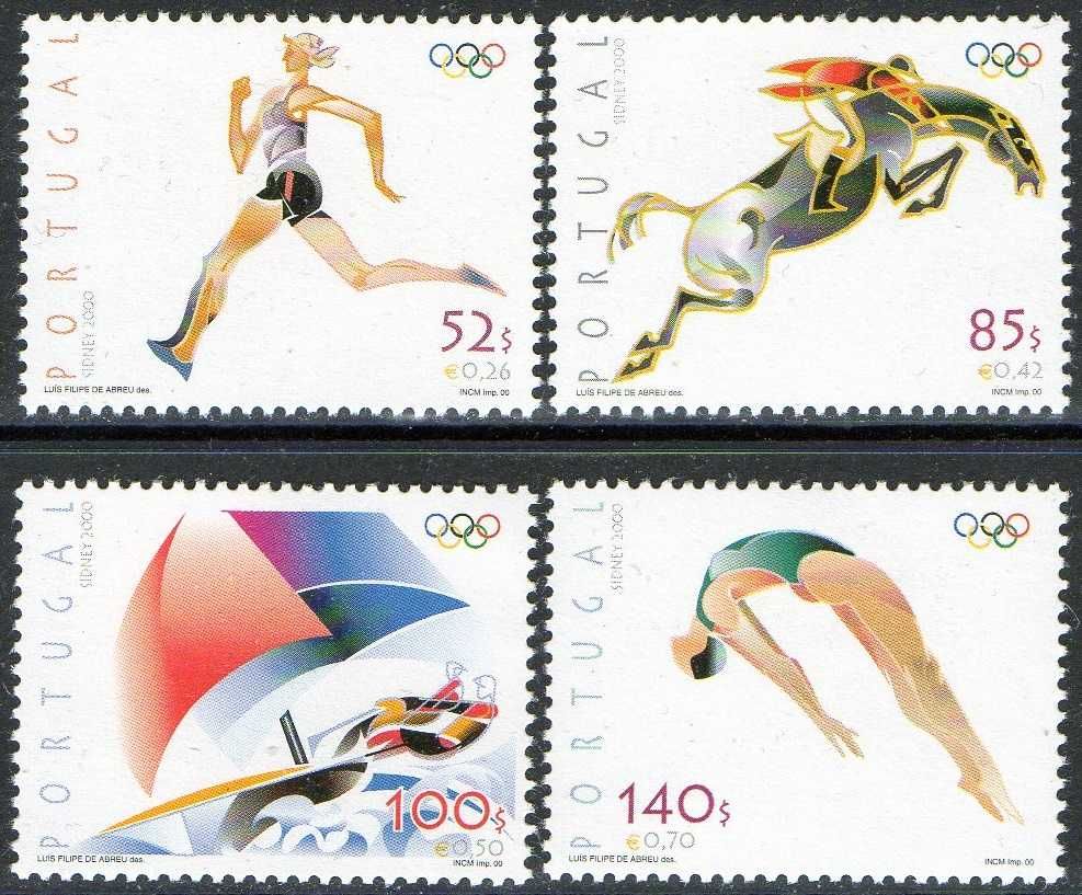 Selos Portugal 2000 - Série Completa Nova MNH Mundifil 2719/2722