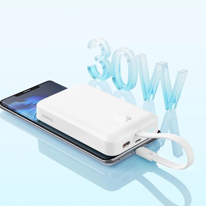 Powerbank Baseus Magnetic Mini MagSafe 10000mAh 30W - Biały