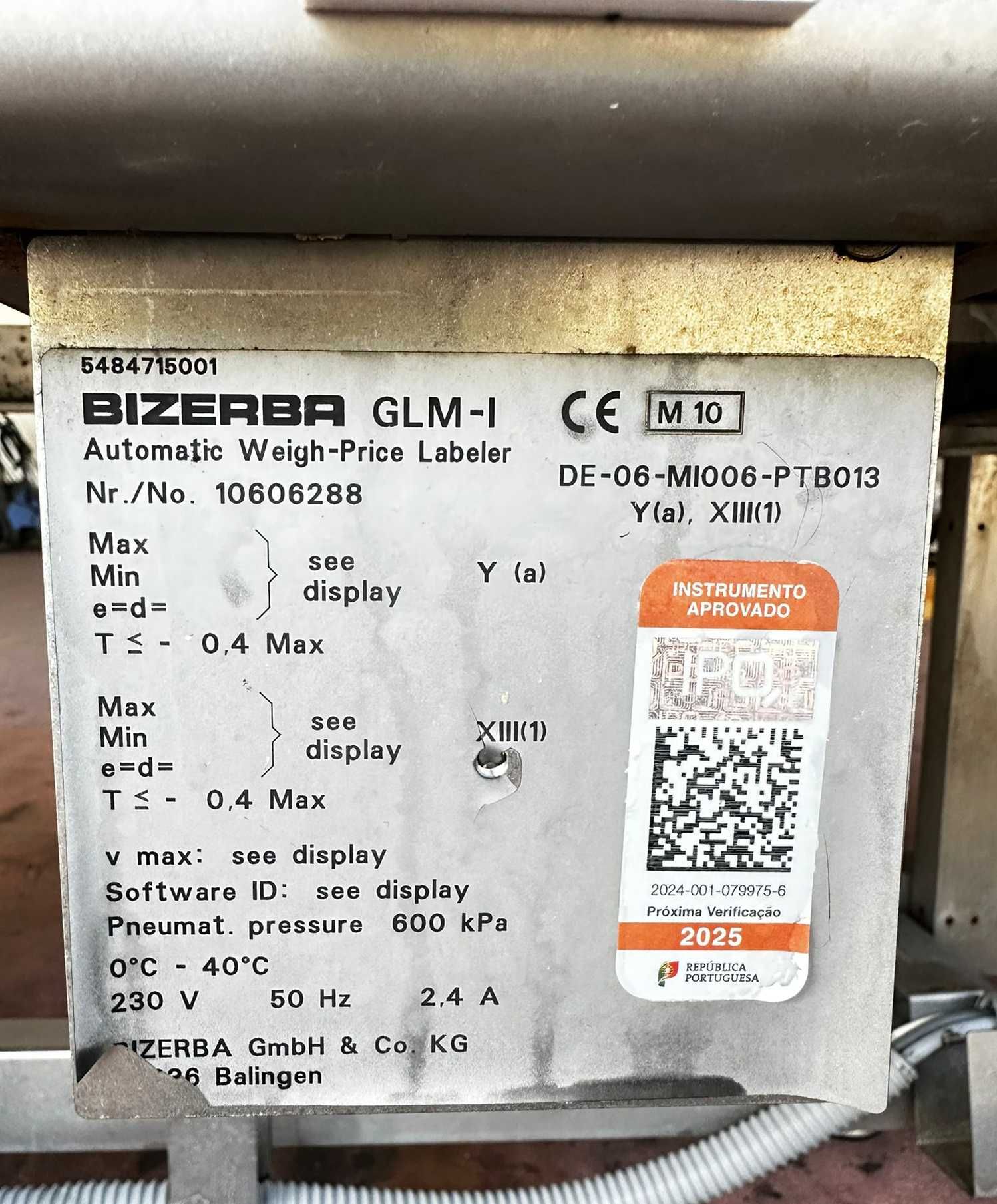 Máquina de Etiquetagem Automática Bizerba GLM-I – Weigh Price Labeler