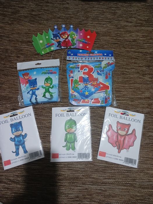 Прикраси на День народження.Фольговані шари Леді Баг Суперкіт