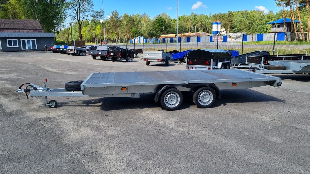 Новий причіп 5.1х2.1 вантажний оцинкований AL-KO, платформа KNOTT