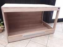 Terrarium puste nr2 100/60/60 dąb sonoma przeszklony bok NA ZAMÓWIENIE