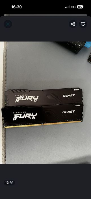 2x4Gb Ram Fury 3200Mhz