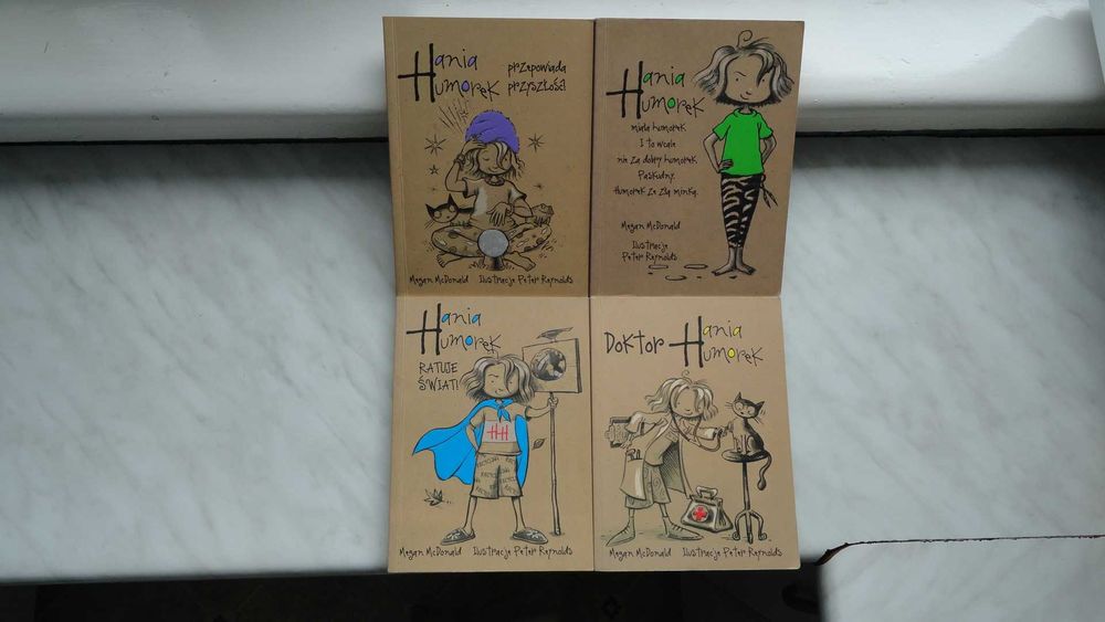 Hania Humorek - Megan McDonald - 4 książki - stan bardzo dobry