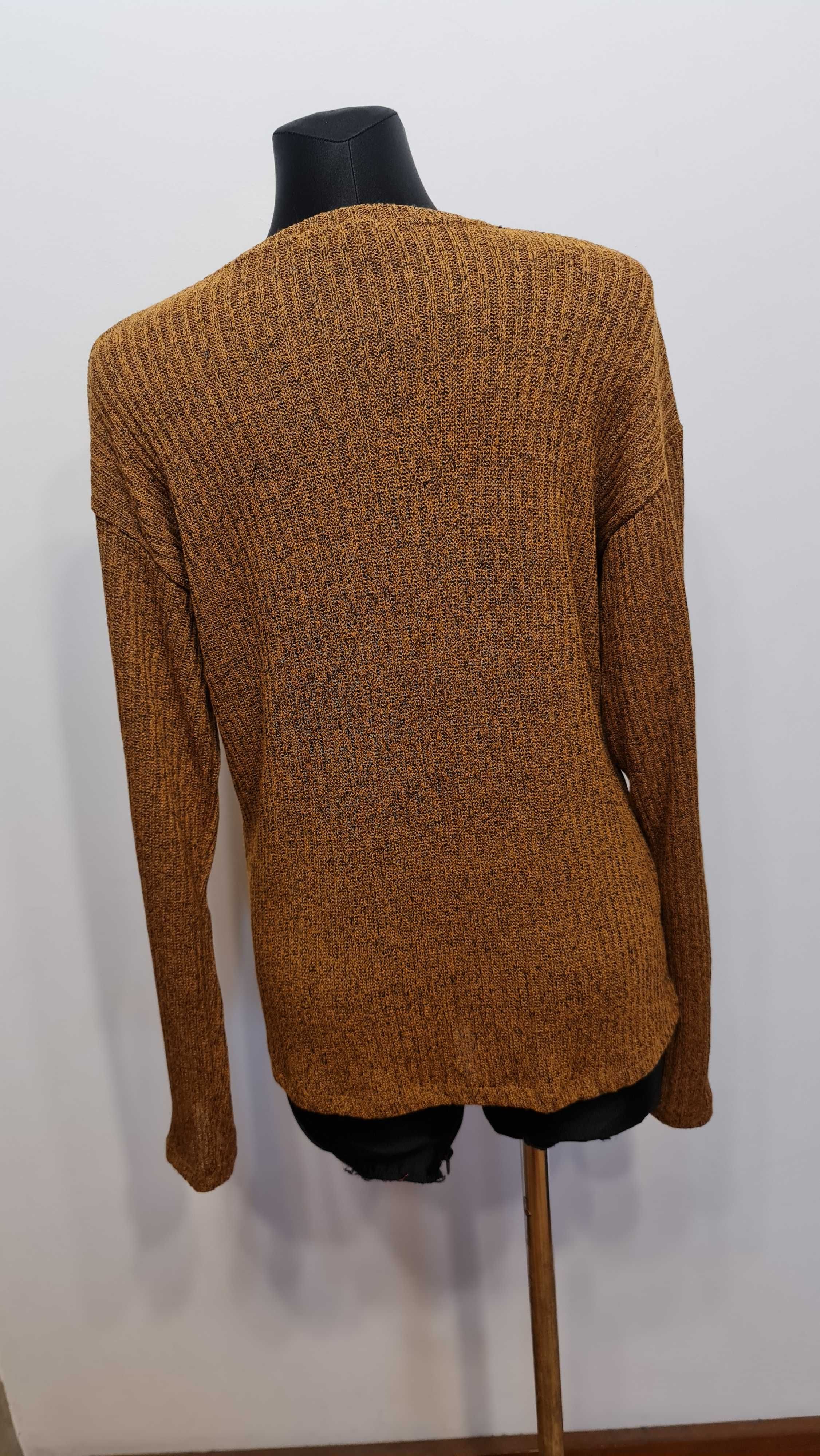 2707 Musztardowy Sweterek Zara rozmiar L