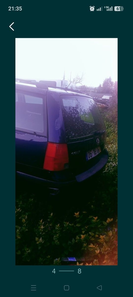 Vw golf 4 carinha so peças 1.4 gasolina