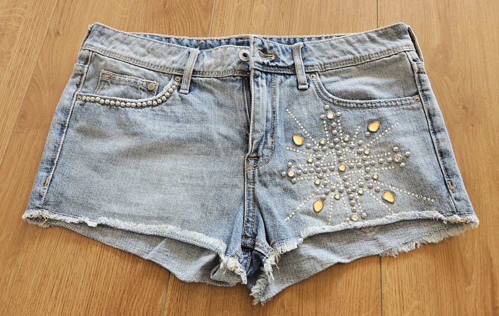 Spodenki jeansowe h&m s