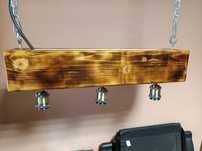 Lampa z drzewa ręcznie robiona