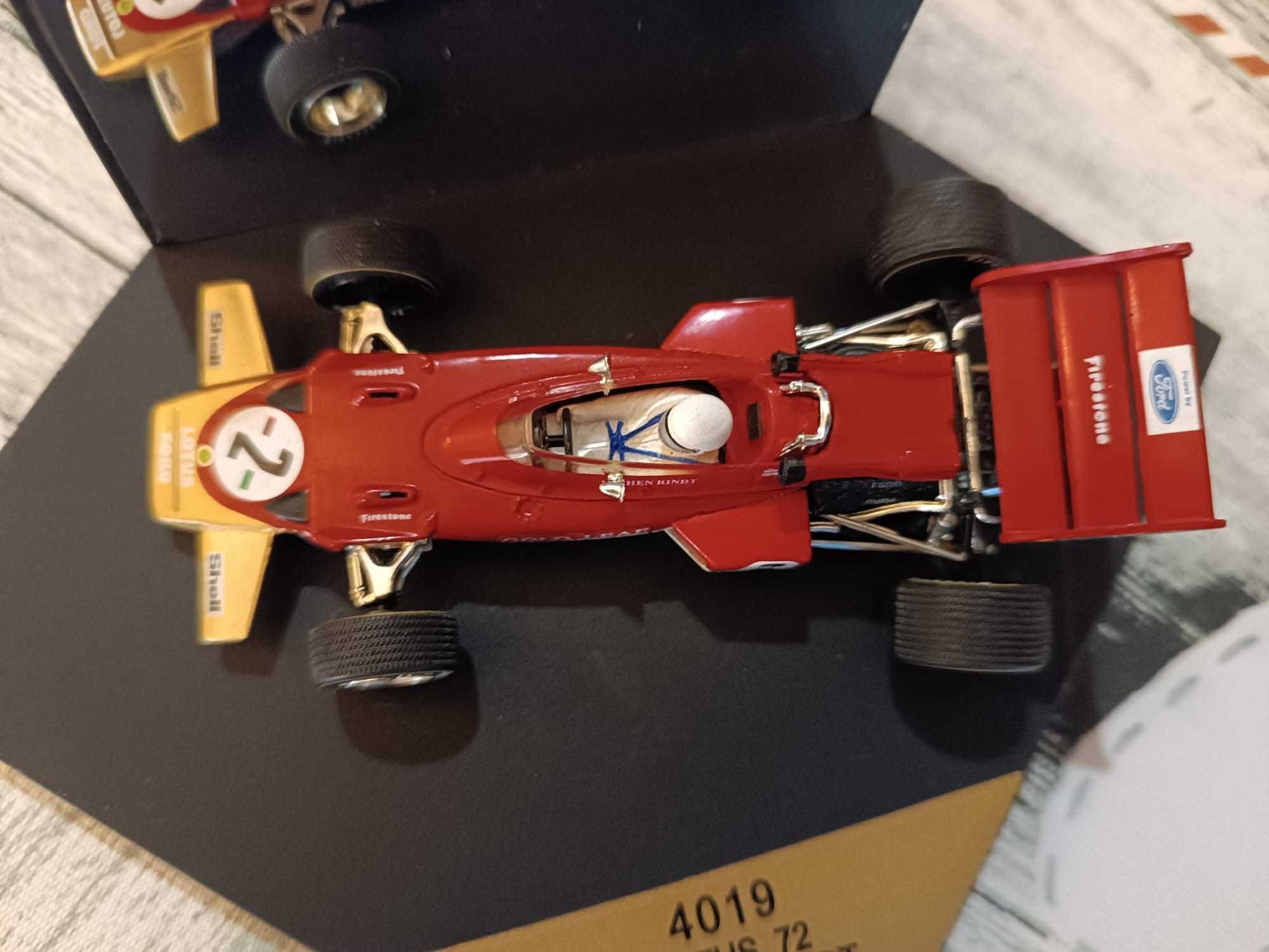 Miniatura Formula 1 Jochen Rindt Lotus 72 1970 à escala 1/43