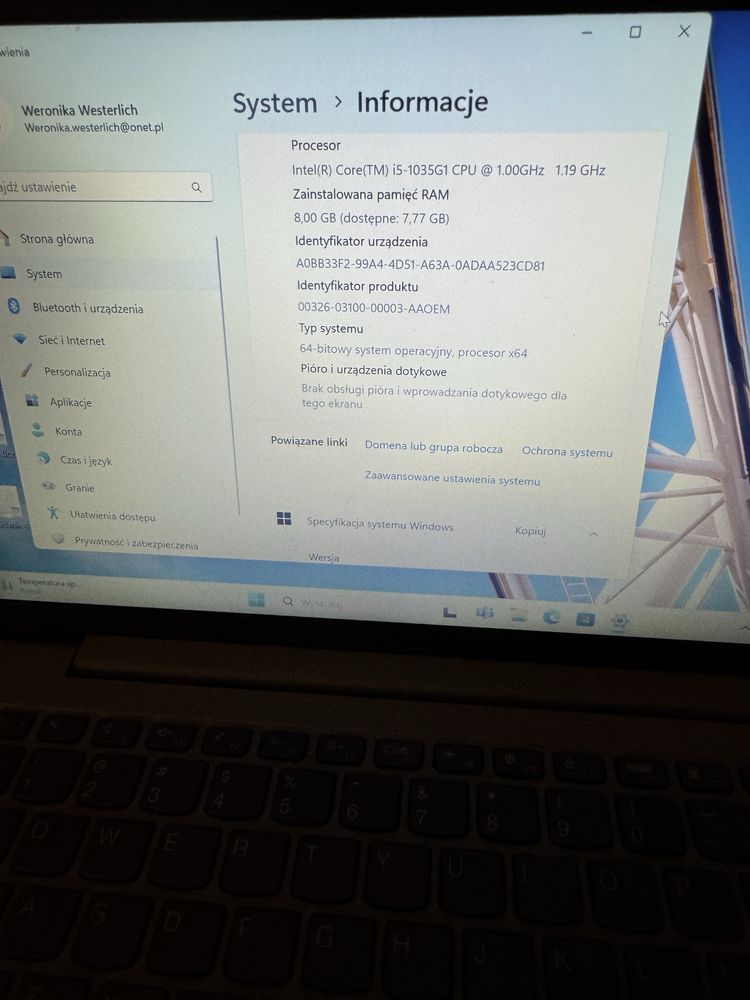 Laptop Lenovo IdeaPad