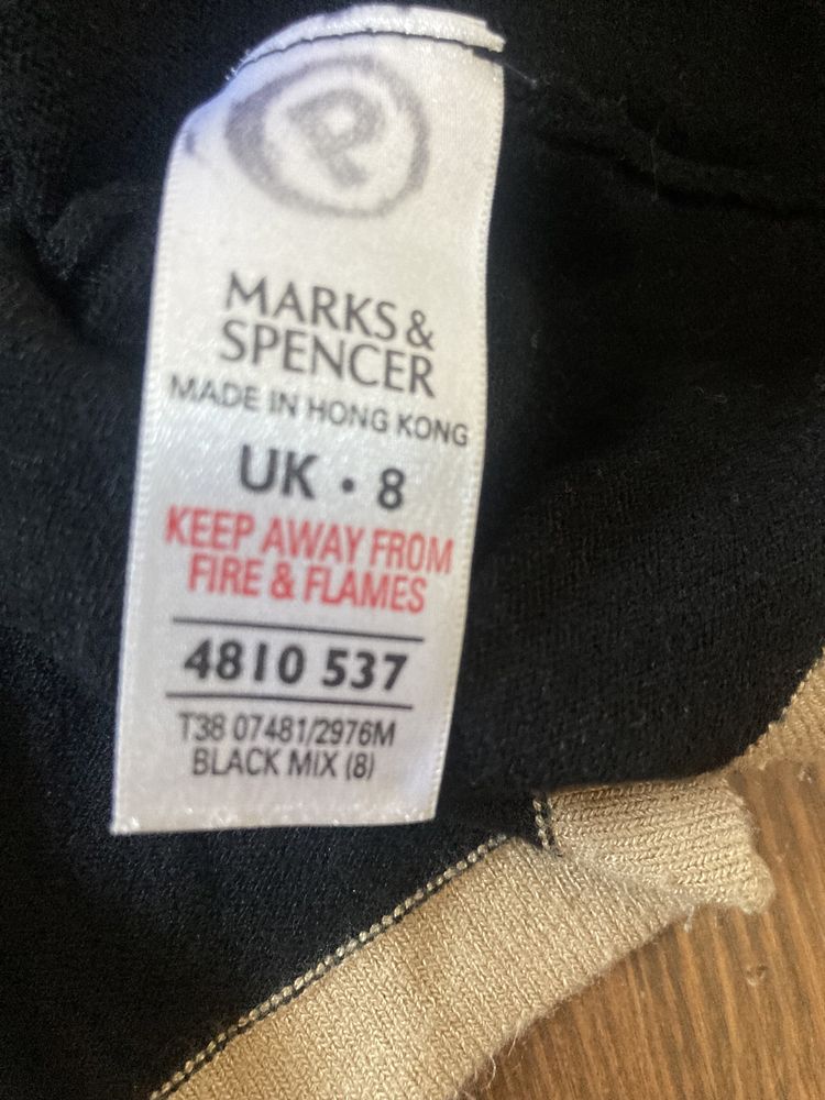 Sweter, kardigan czarny, Marks and Spencer