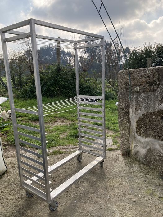 Estendal de roupa em aluminio