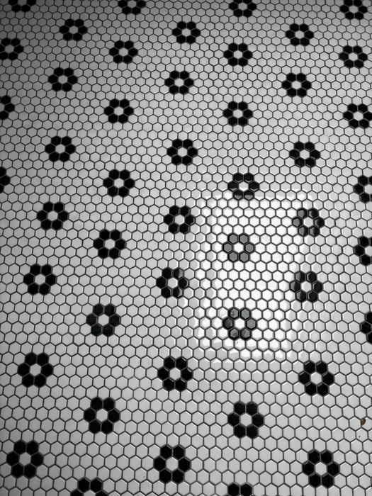 Mozaika Dunin Mini Hexagon B&W Flower