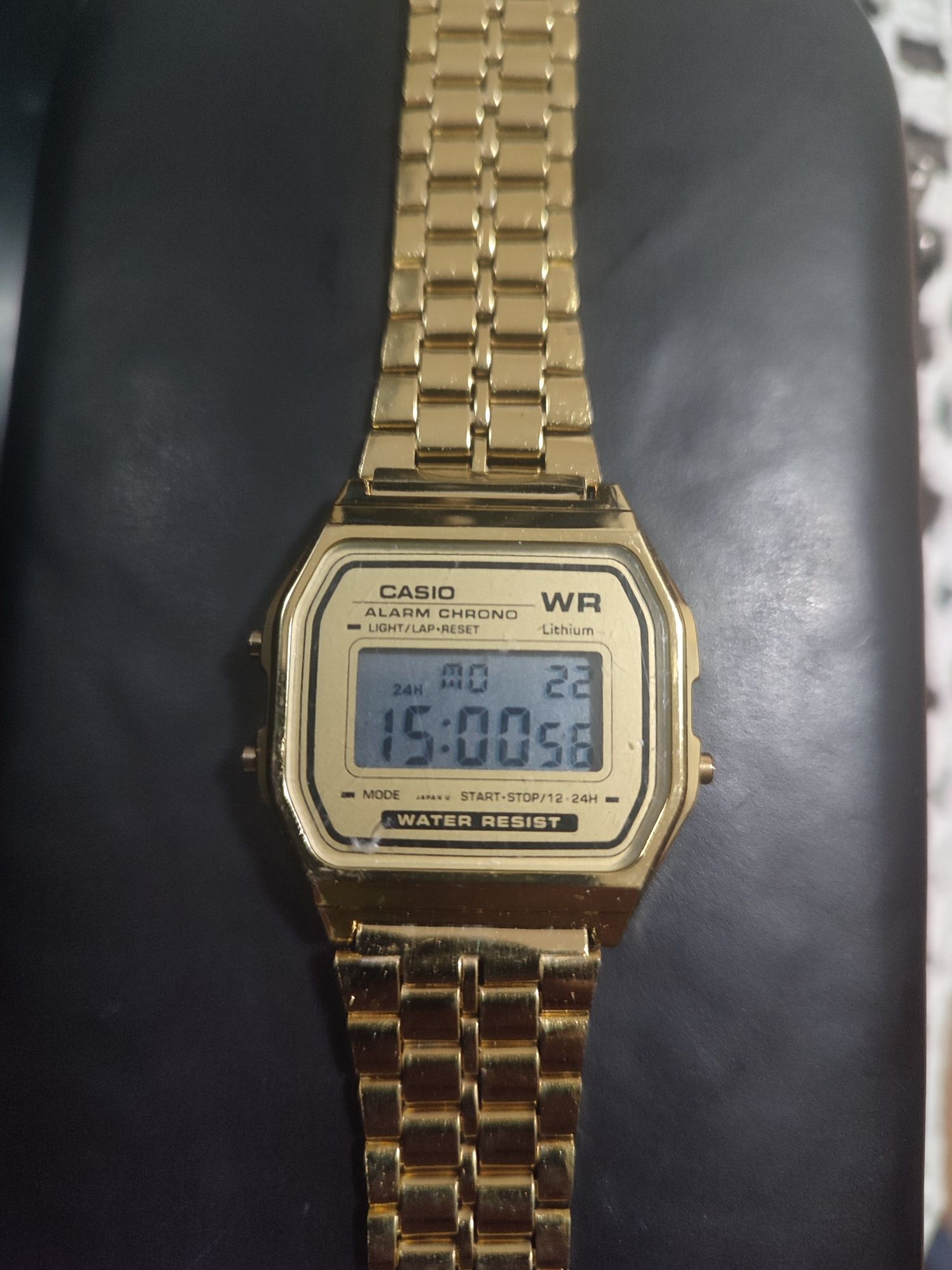 Relógio Casio A168W - Dourado - Novo e testado