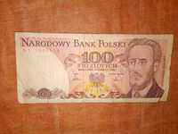 Banknot NBP 100 złotych polskich sto Ludwig Waryński PRL 1986