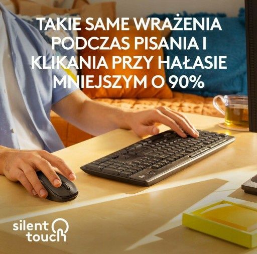 Logitech MK295 Silent Wireless Combo bezprzewodowa klawiatura mysz