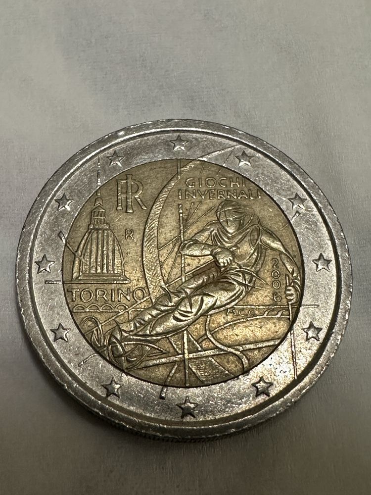 Moedas 2 euros para coleção