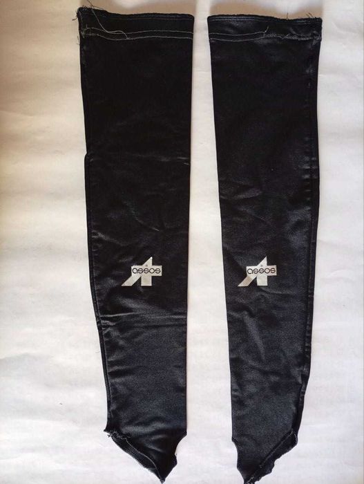 Вело нарукавники та велогетри чорні ASSOS