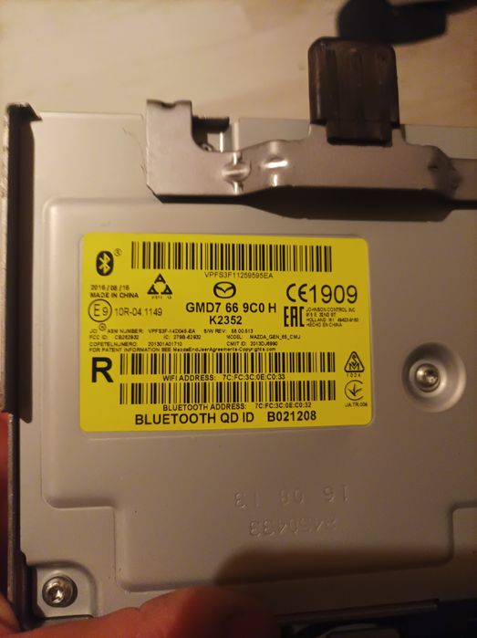 Mazda cx3 ekran nawigacji GMD7669C0H