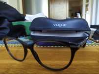 Okulary Vogue do pracy przy komputerze antyrefleks czarne oprawki