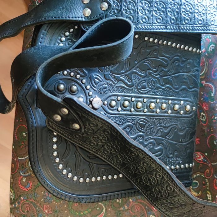 Сумка шкіряна байкерська та інше