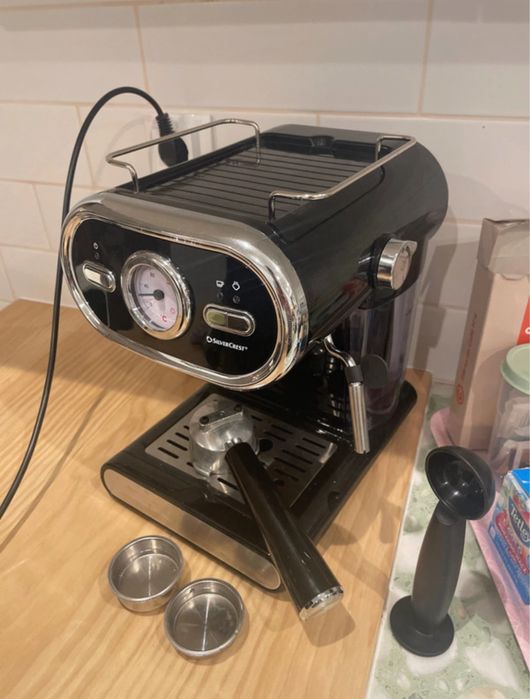 Maquina de cafe expresso Silvercrest