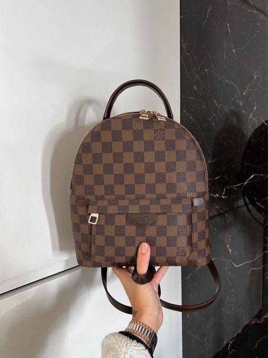 Жіночий рюкзак Louis Vuitton шахматка женский рюкзак луи виттон сумка