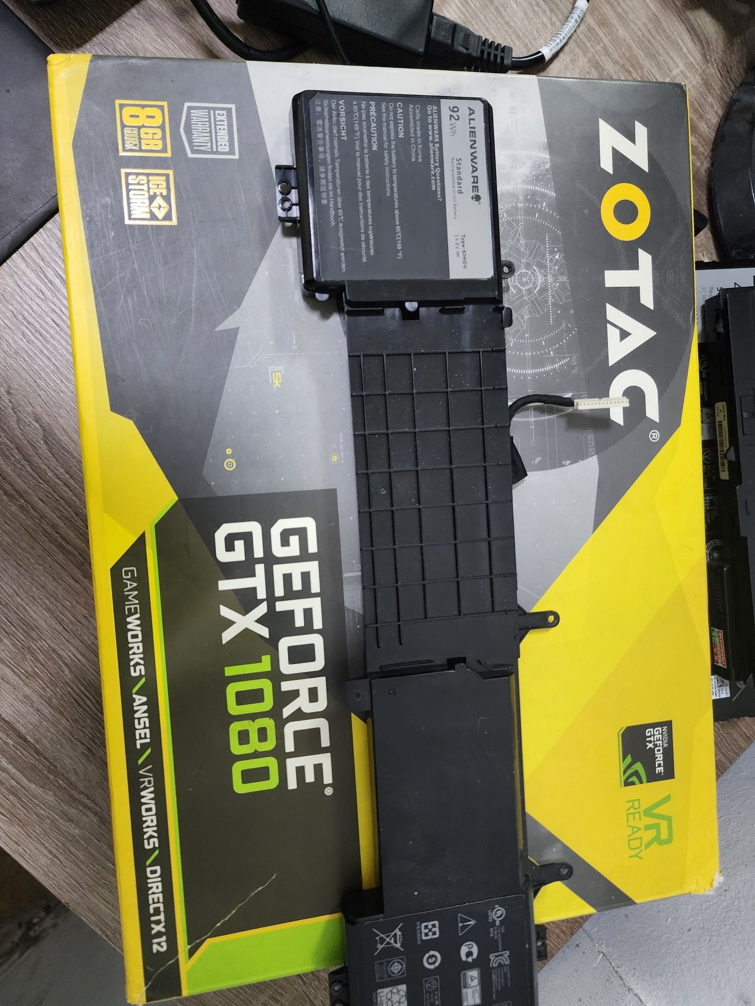 Аккумуляторная батарея оригинал Dell Alienware 15 R1 R2 02F3W1 191YN 1